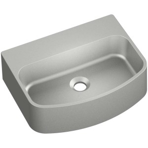 t.b.t. Umywalka nablatowa w kolorze szarym, nowoczesny design łazienki.