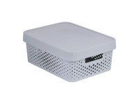 Curver Pojemnik Infinity 11 L ażurowy jasnoszary