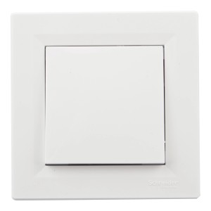 Biały wyłącznik t.b.t. do światła i zasilania, z kategorii Wyłączniki i przyciski.