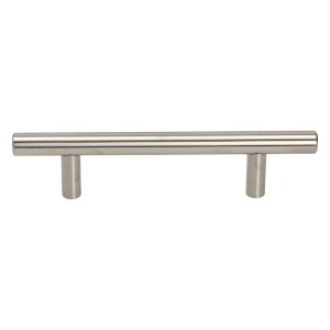 Uchwyt meblowy t.b.t. ze stali nierdzewnej, uchwyt prętowy do szafek i szuflad.