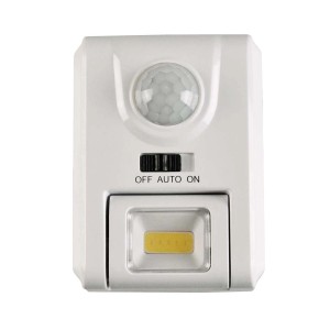 Goldlux Lampka podszafkowa ruchoma LED S2 3xAAA czujnik PIR 4500K 40lm