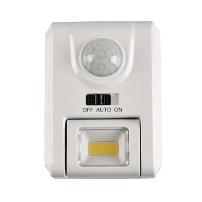 Goldlux Lampka podszafkowa ruchoma LED S2 3xAAA czujnik PIR 4500K 40lm