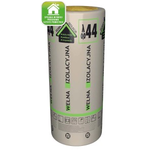 Rolka wełny mineralnej t.b.t. do izolacji, np. dachów.