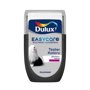 Dulux Easycare Tester Kuchenny Glamour Szary, satynowa farba łazienkowa