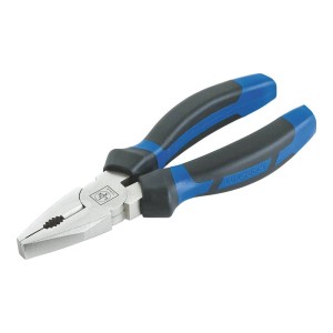 Kombinerki LUX Classic 160 mm z dwukomponentową rękojeścią w kolorze niebiesko-czarnym.