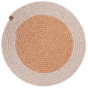 Tajemniczy Ogród Podkładka na stół LEILA śr. 35 cm szara