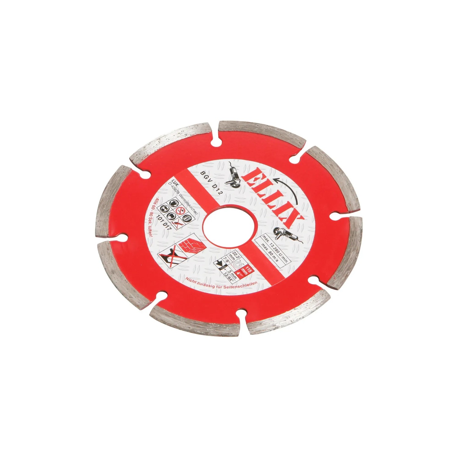 LUX-TOOLS Tarcza diamentowa segmetowa 115 mm