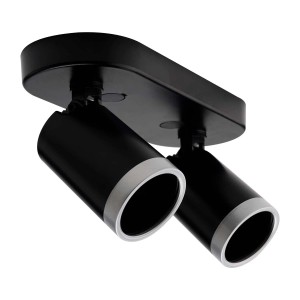 Volteno Listwa Spot BEST 2xGU10 max. 9W LED czarno-srebrna