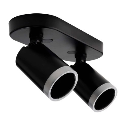 Volteno Listwa Spot BEST 2xGU10 max. 9W LED czarno-srebrna