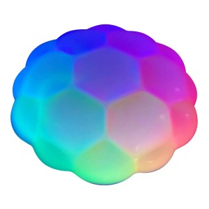 KingBerry Plafon LED OSTA z pilotem 22W 3000/4000/6500K+RGB 1750lm śr. 38,5cm