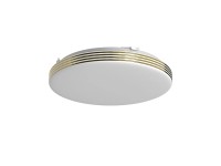 Milagro Plafon LED Bever 10W 4000K 900lm IP44 biało-złoty śr. 26 cm