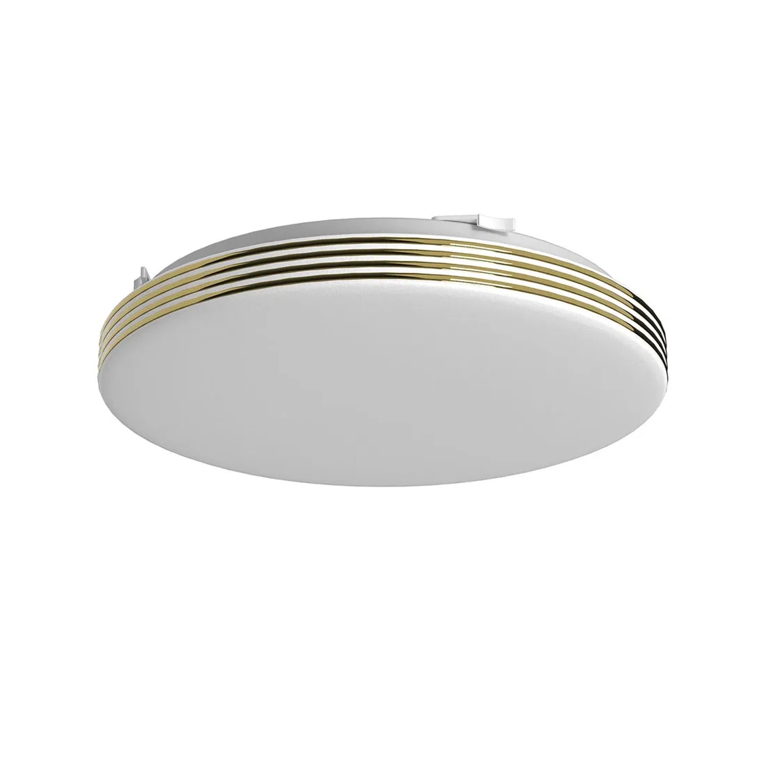 Milagro Plafon LED Bever 10W 4000K 900lm IP44 biało-złoty śr. 26 cm