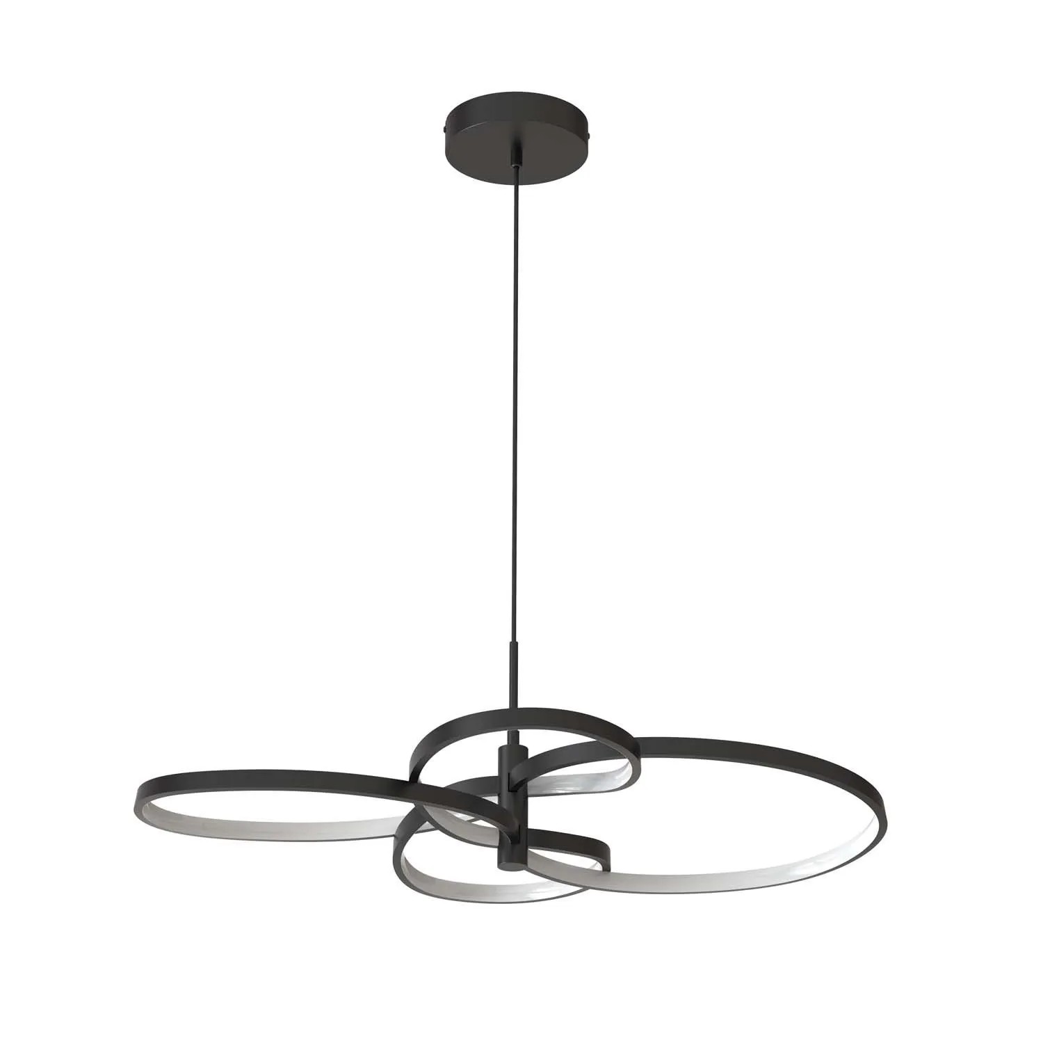 Goldlux Lampa wisząca LED RIBBON 37W 4000K 5700lm czarna
