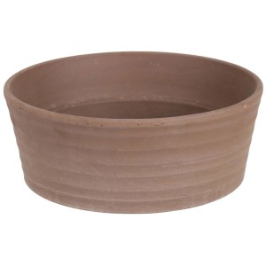 Miska terakotowa Sirius w kolorze bazaltu, Ø 22 cm, idealna do roślin i dekoracji w ogrodzie lub wewnątrz.
