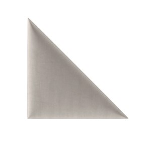 Trójkątny, szary panel ścienny t.b.t do dekoracji ścian.