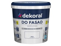 Farba elewacyjna Dekoral Polinit do fasad 1 l biała