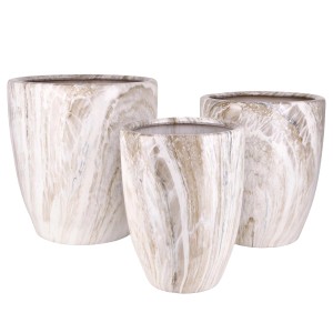 Osłonka Axim marmur beż komplet 3 szt.