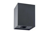 Polux Oprawa natynkowa HADAR Q1 kwadrat, czarna GU10 Polux Oprawa natynkowa HADAR Q1 kwadrat, czarna GU10