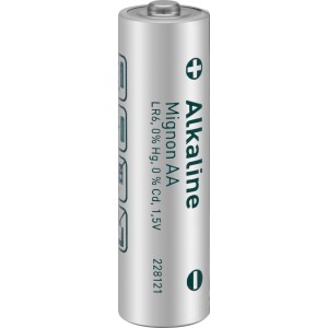 Bateria alkaliczna AA, 1,5 V, odpowiednia do wielu urządzeń.