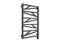 Instal Projekt Grzejnik elektryczny Yuto czarny 300 W 53x97cm