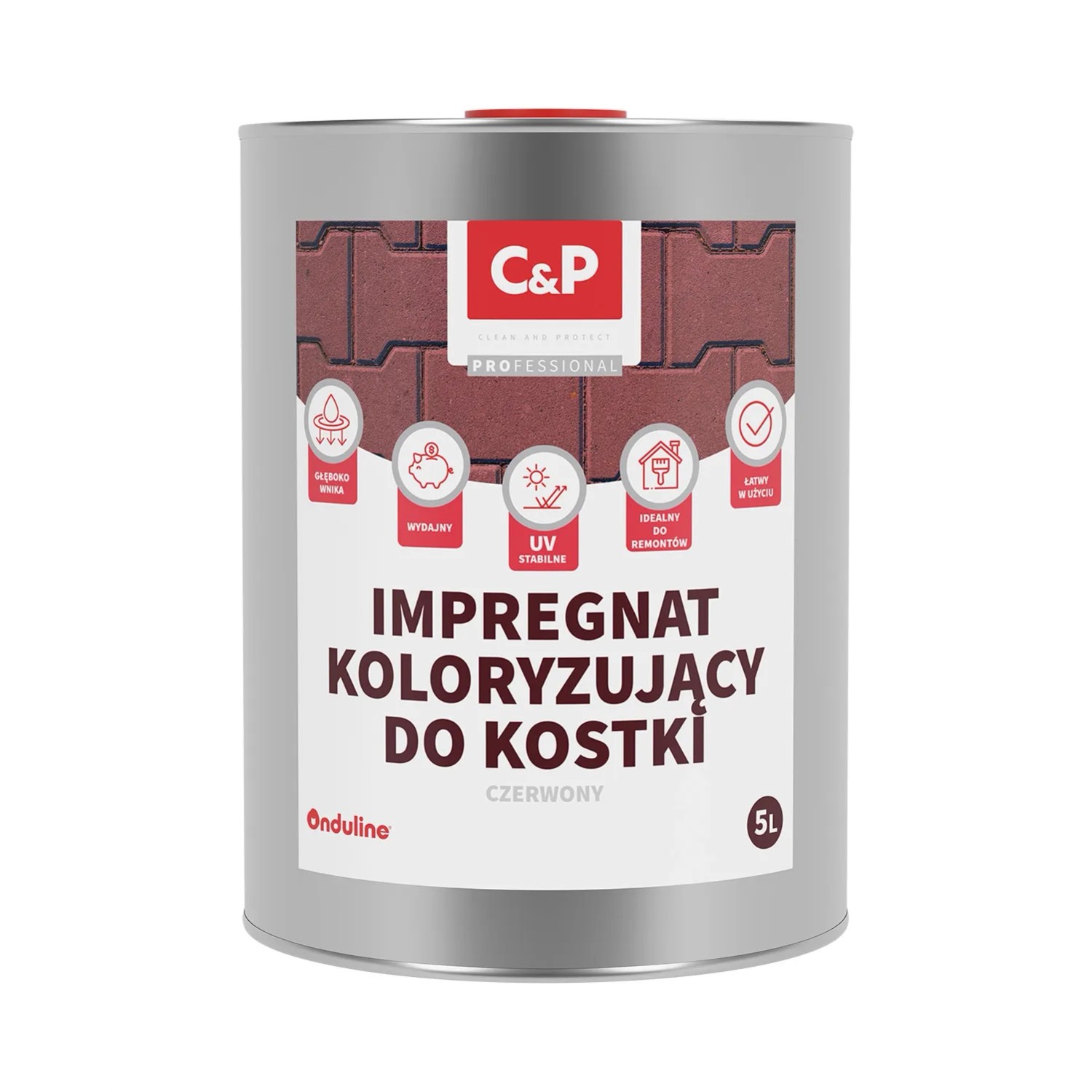Onduline C&P Impregnat do kostki czerwony  5l