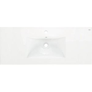 t.b.t. umywalka nablatowa ceramiczna, widok z góry