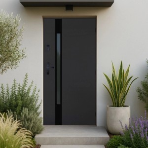 Pantor Drzwi zewnętrzne  stalowe MONACHIUM antracyt 90P