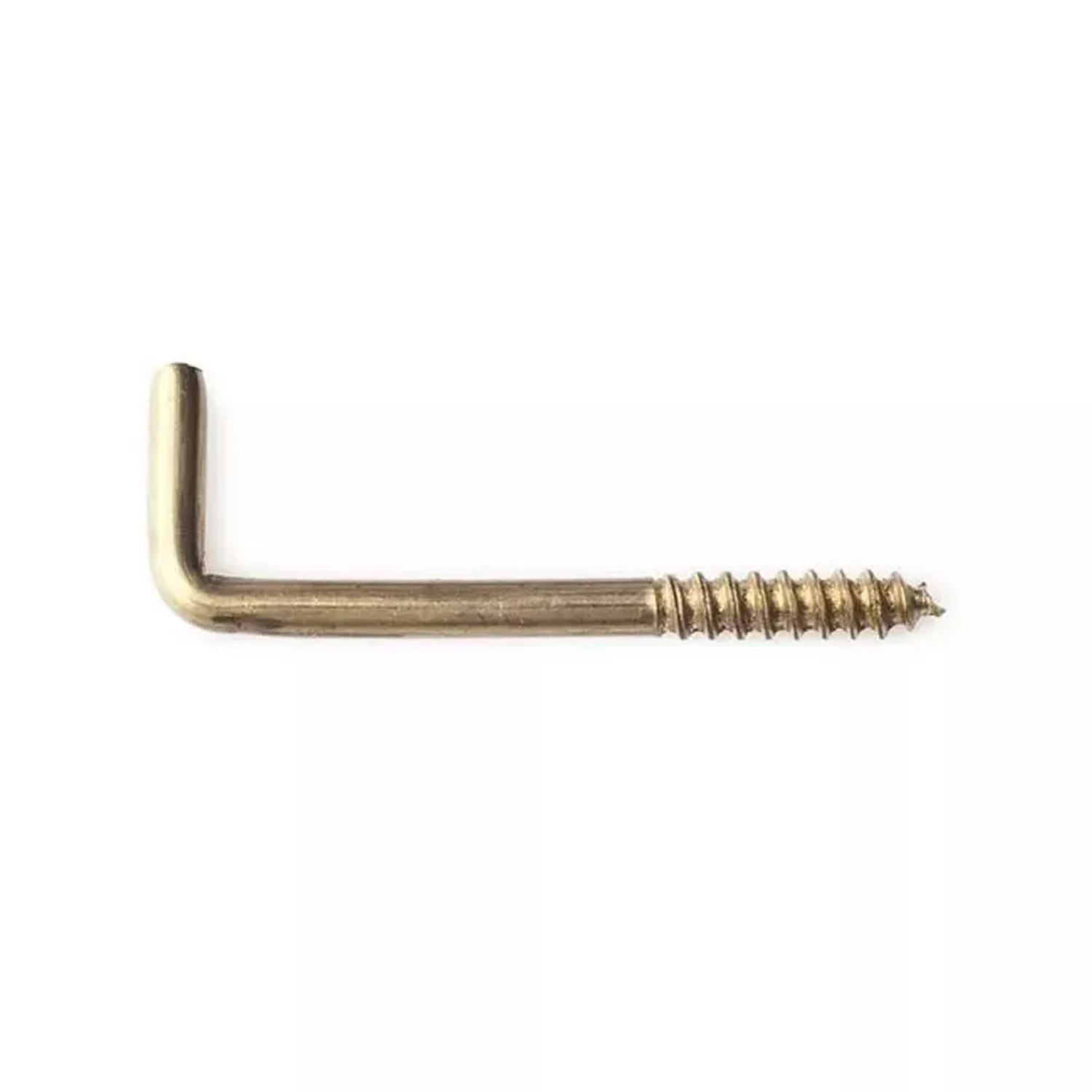 LUX-TOOLS Hak kątowy mosiądz 5,2x50mm 6szt.