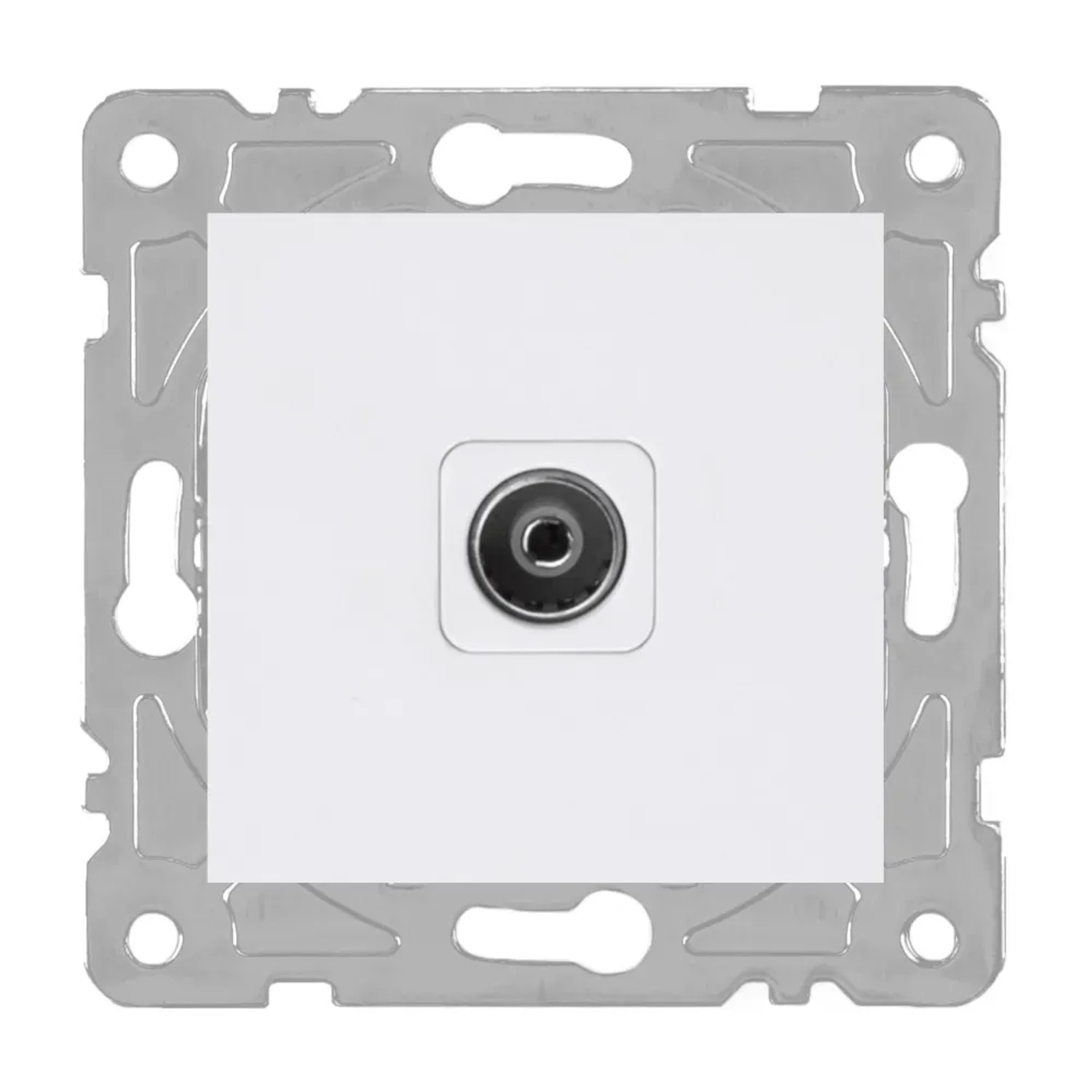 Electromalt Gniazdo Quad TV białe