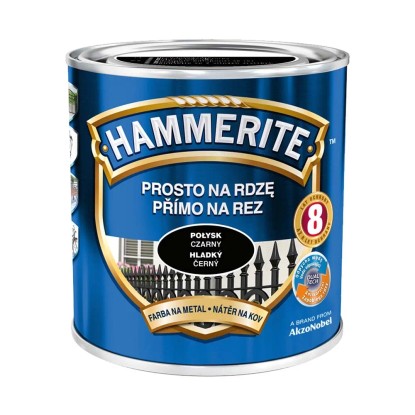 Hammerite Emalia antykorozyjna czarna połysk 700 ml