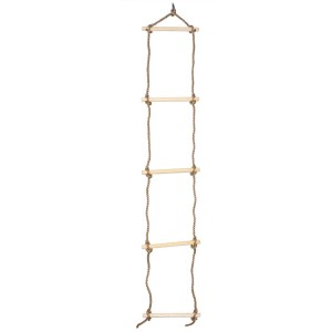 4IQ Drabinka linowa 5 szczebli 2,2 x 180 x 30 cm
