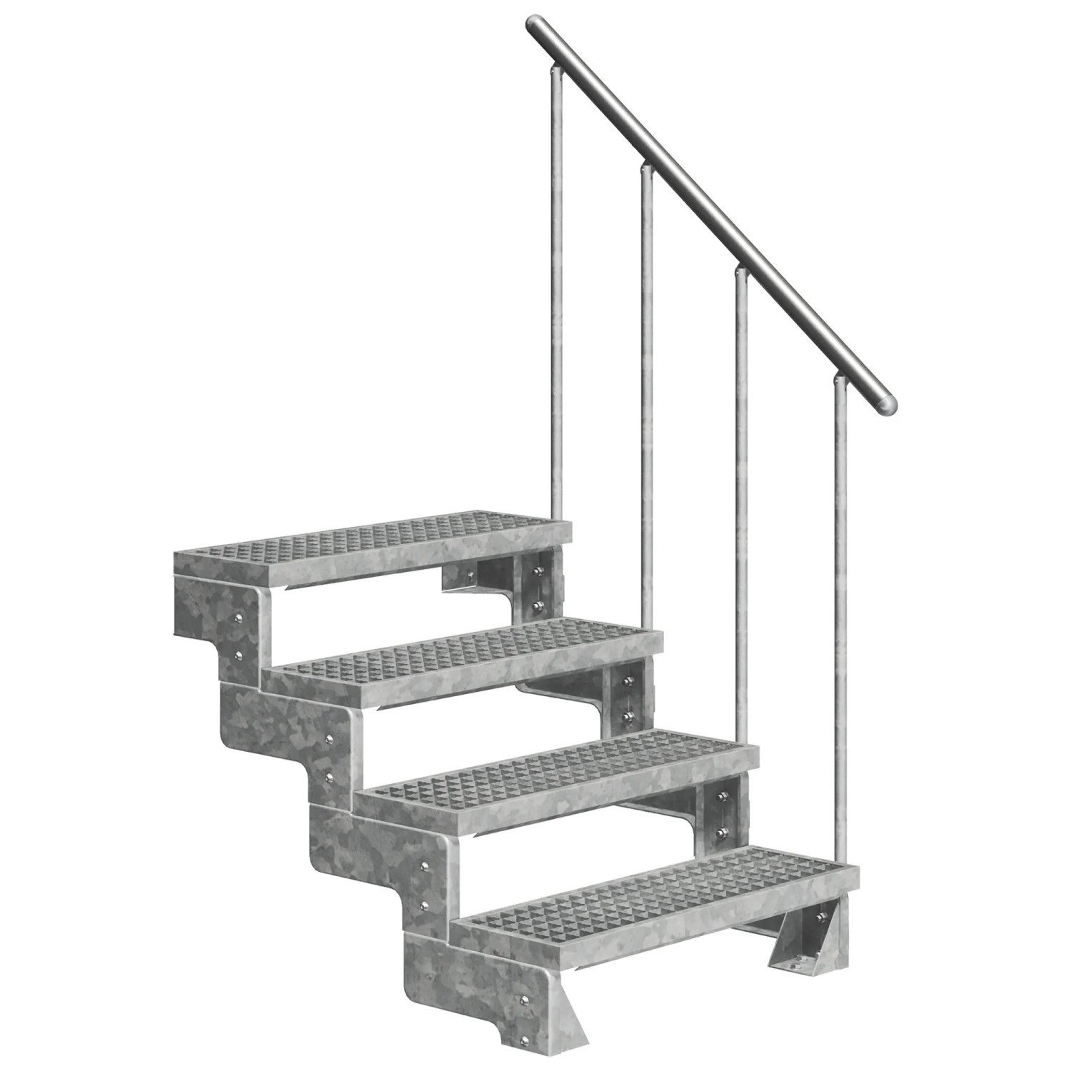 Dolle Schody zewnętrzne Garden krata stalowa 100 cm 4 stopni