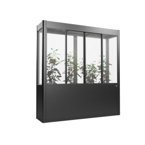 Biohort Szklarnia Florentina Maxi 2 m x 0,5 m Ciemnoszara metaliczna