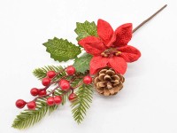 Gałązka ozdobna na piku - 30 cm