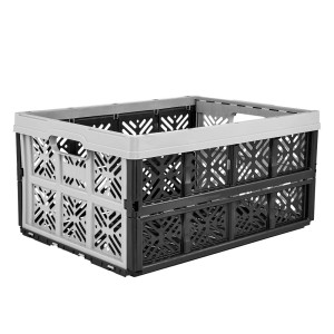 t.b.t. składany pojemnik, szary/czarny, idealny do przechowywania.