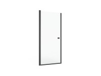 Roca Drzwi uchylne Capital lewe/prawe 100 czarne 6 mm