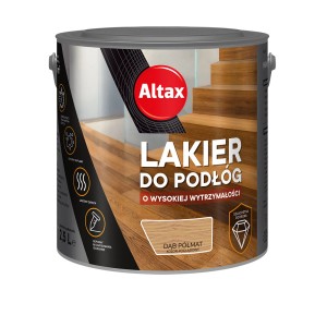 Puszka lakieru Altax do podłóg i schodów, kolor dąb mat.