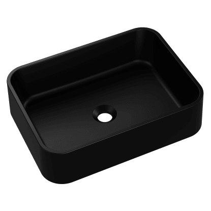 AXIS GROUP Umywalka Cres nablatowa granitowa czarna