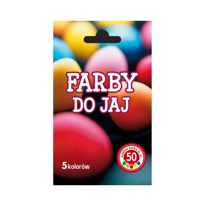 Farby do jaj w saszetkach 5 kolorów