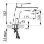 Ferro Bateria umywalkowa Lippi chrom_2