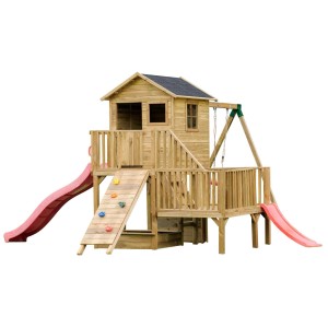 4IQ Domek Leo dostawka ścianka 2 ślizgi wys. 273 cm