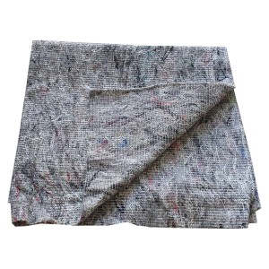 Szara włóknina ochronna, ściereczka do czyszczenia do prac porządkowych.