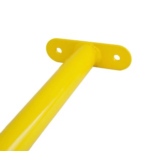 4IQ Drążek metalowy żółty dł. 125 cm, fi 32 mm