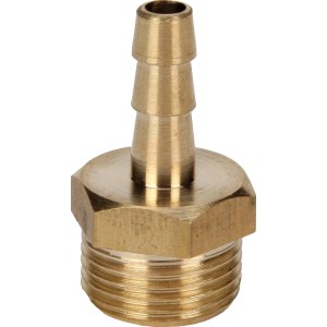 Einhell króciec gwintowany R 3/8 gwint zewnętrzny wykonany z mosiądzu do akcesoriów do sprężarek.