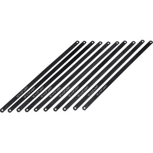 Zestaw brzeszczotów do metalu, 10 sztuk, długość 30 cm.