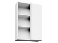 Korpus wysoki górny narożny 75 cm biały mat