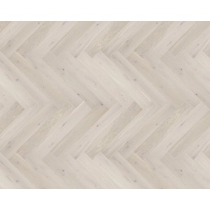 Jasny parkiet w jodełkę, zbliżenie na strukturę drewna.