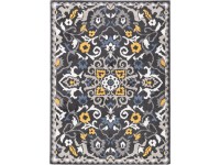 Multidecor Dywan NORMAN ornament 67 x 120 cm czarny Multidecor Dywan NORMAN ornament 67 x 120 cm czarny