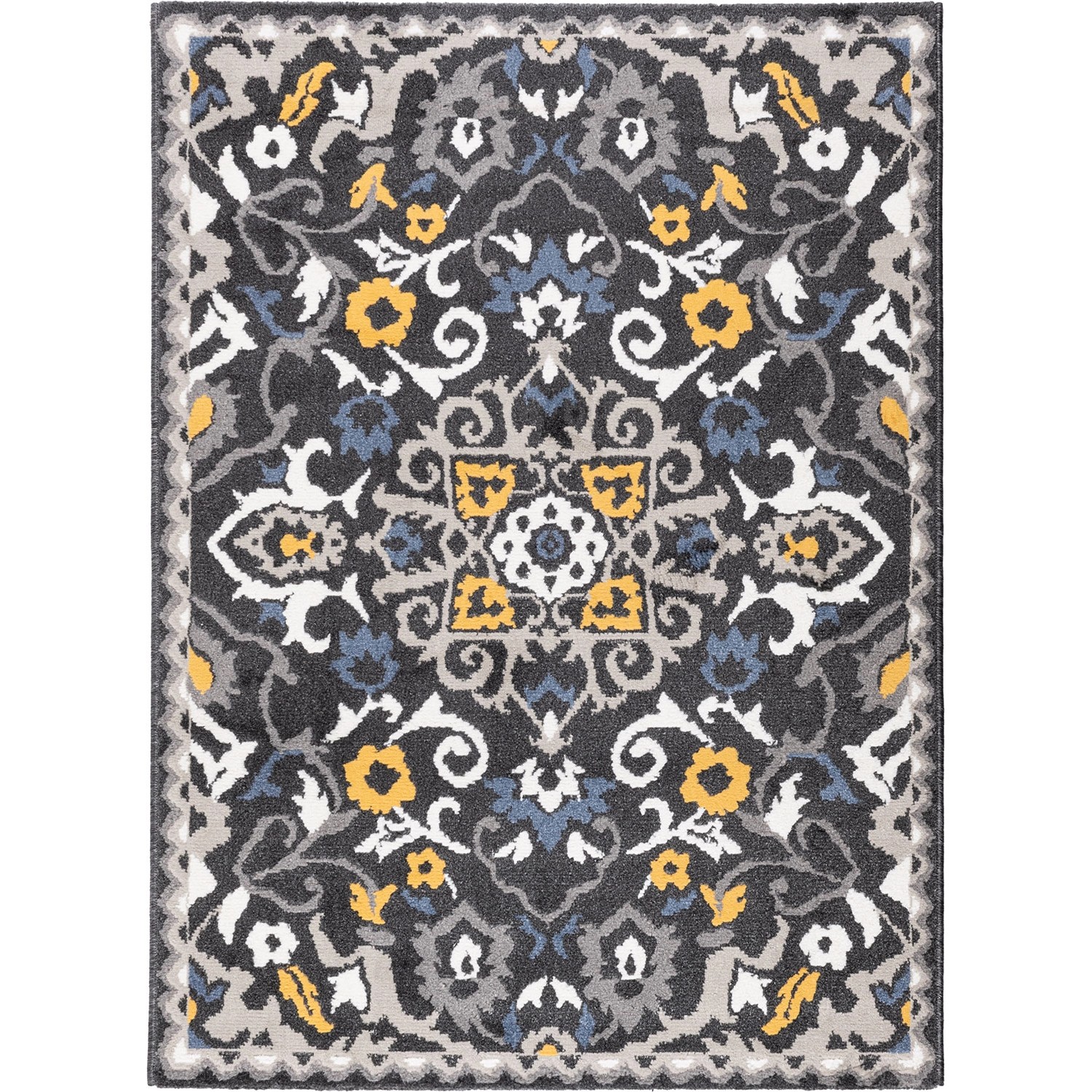 Multidecor Dywan NORMAN ornament 120 x 160 cm czarny