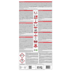 Informacje na opakowaniu kleju do płytek t.b.t., szczegóły dotyczące aplikacji i instrukcje bezpieczeństwa.